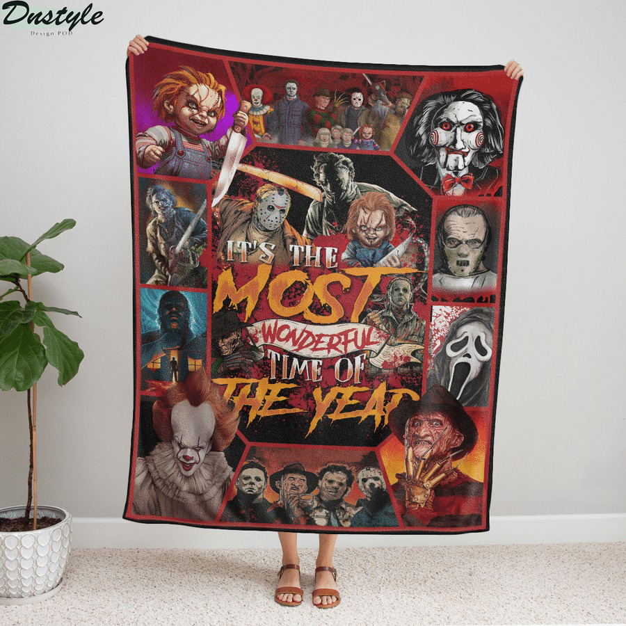 Halloween it's the most wonderful time of the year fleece blanket
