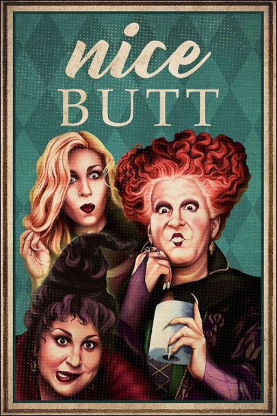 Hocus Pocus nice butt poster