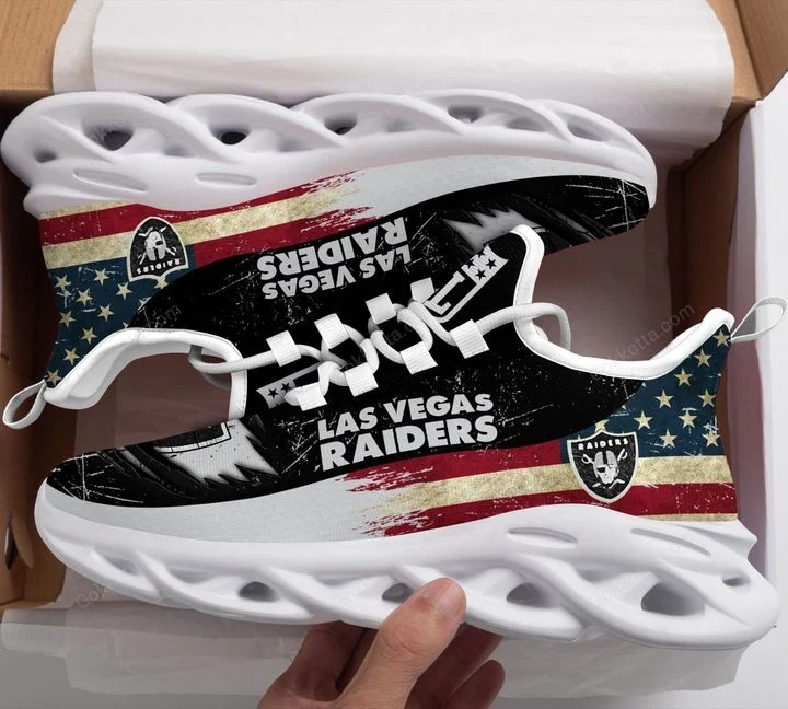 Las vegas raiders NFL max soul shoes 1
