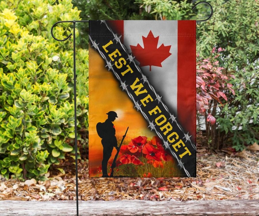 Lest We Forget Canada Flag