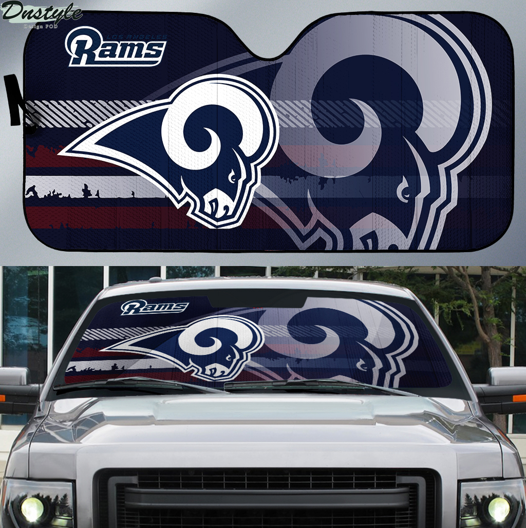 Los Angeles Rams NFL car sunshade