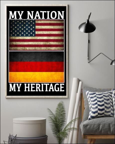My nation my heritage poster