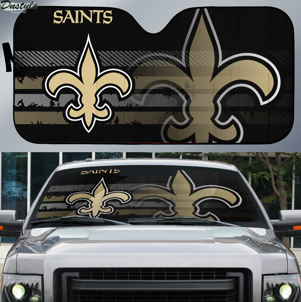 New Orleans Saints NFL car sunshade