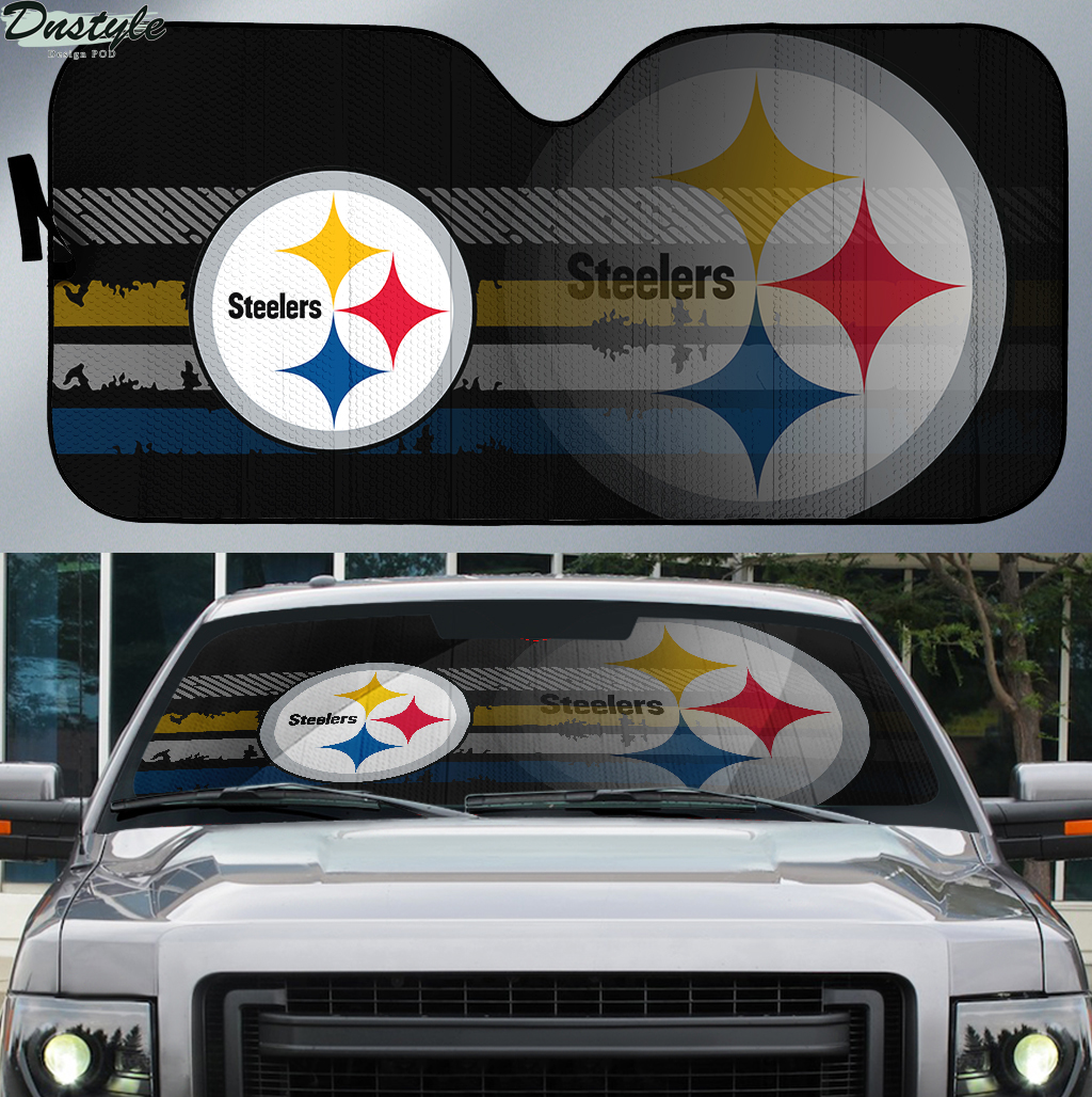 Pittsburgh Steelers NFL car sunshade