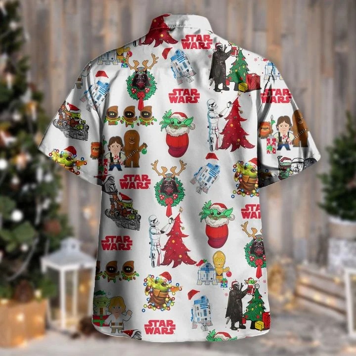Star wars christmas hawaiian shirt 1