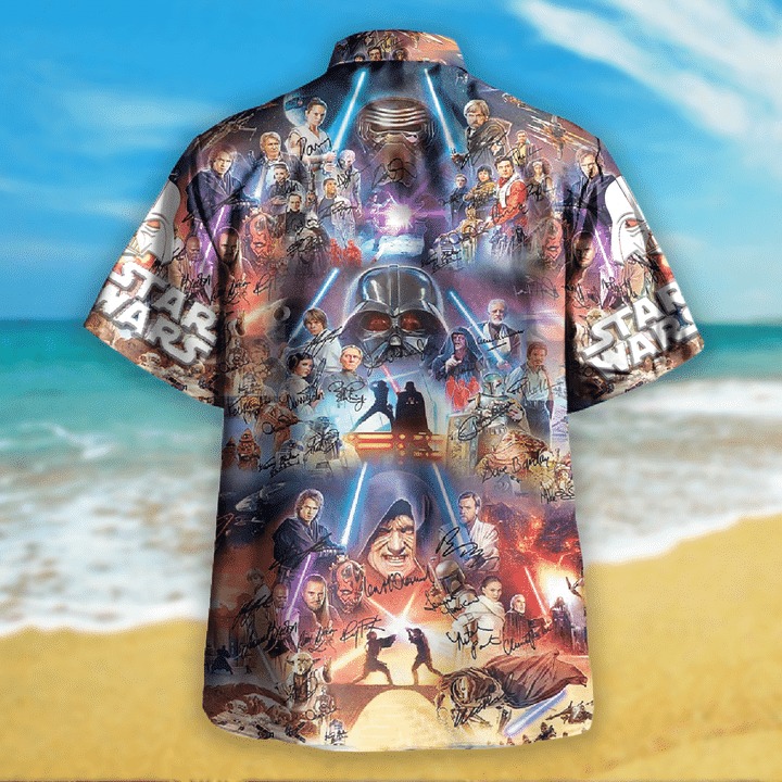 Star wars the power of the dark side unisex hawaiian shirt 1