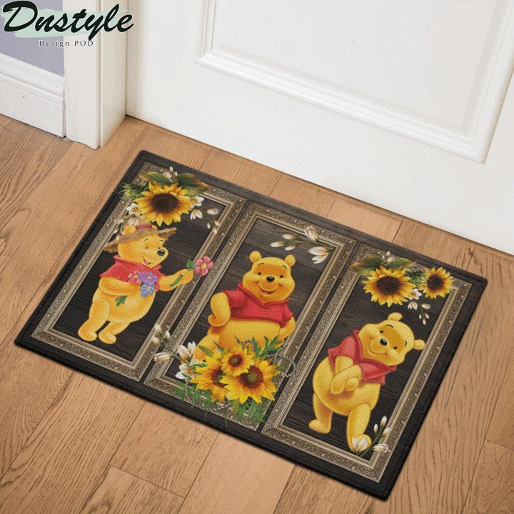 Winnie-the-Pooh sunflower doormat 2