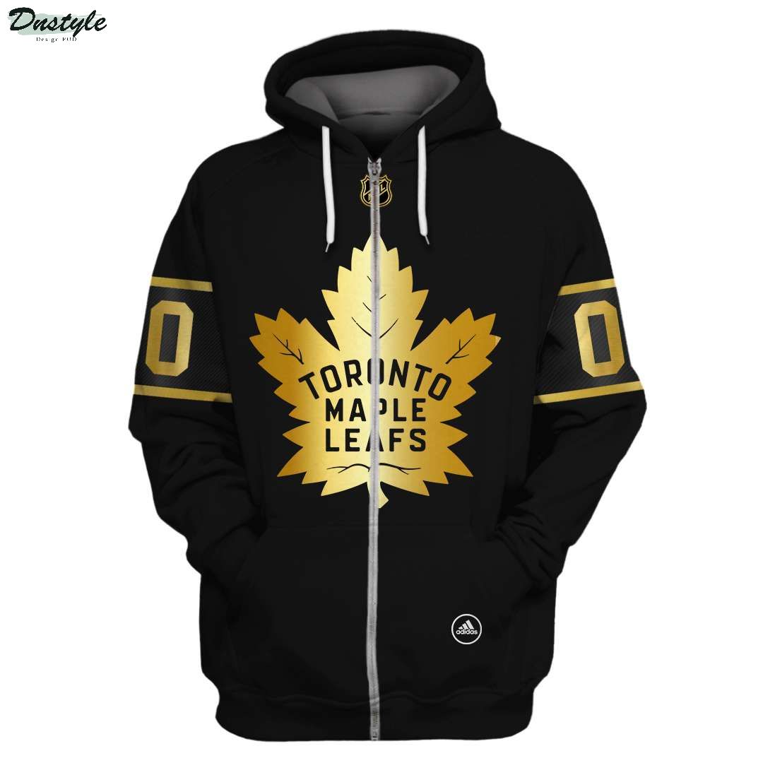 Personalized Toronto Maple Leafs NHL 3d full printing zip hoodie
