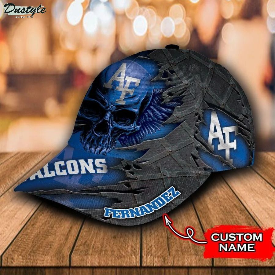Air force falcons skull NCAA Custom Name Classic Cap 2
