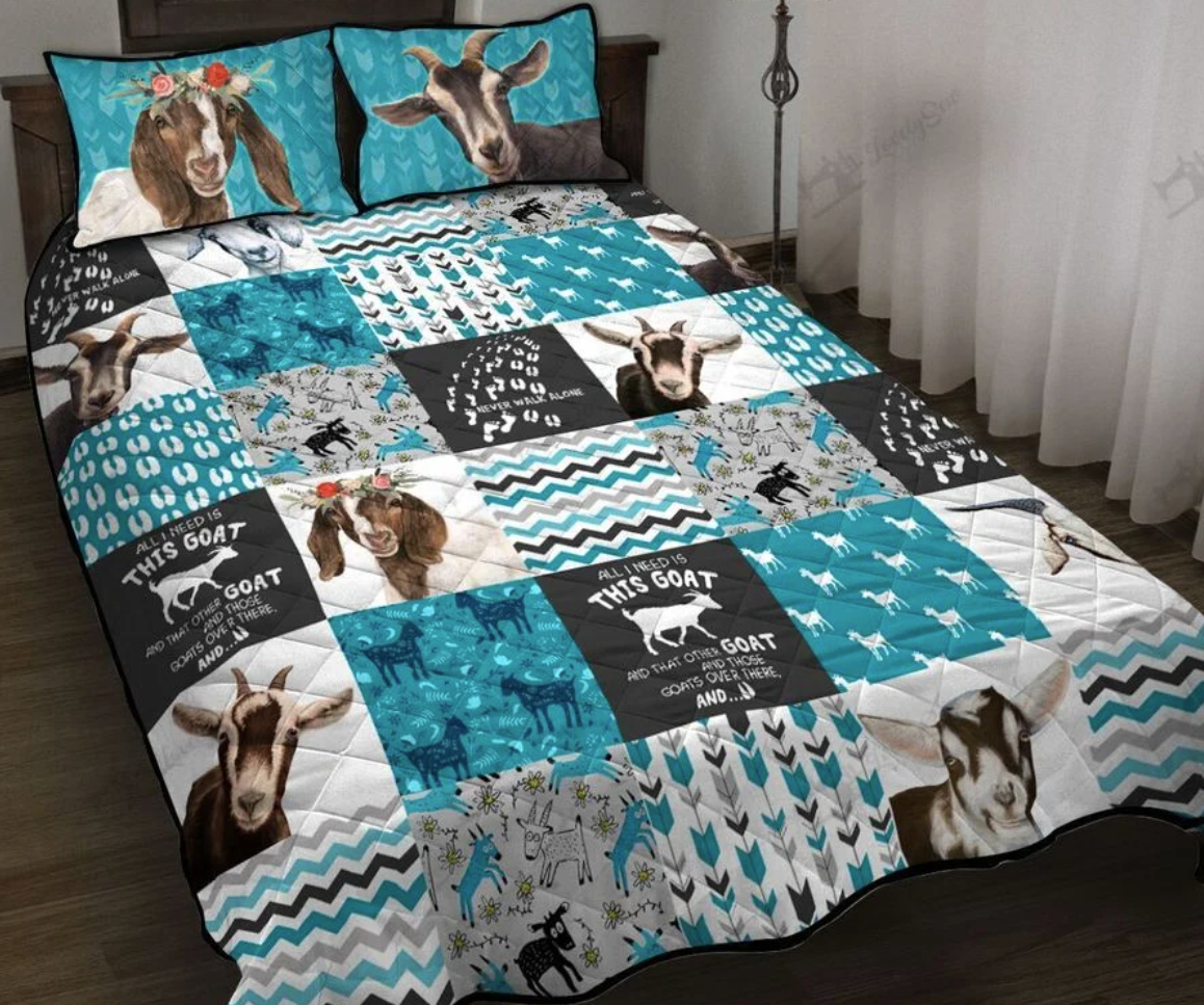 All i need is this goat bedding set