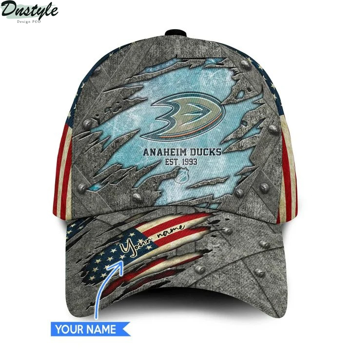 Anaheim ducks NHL personalized classic cap