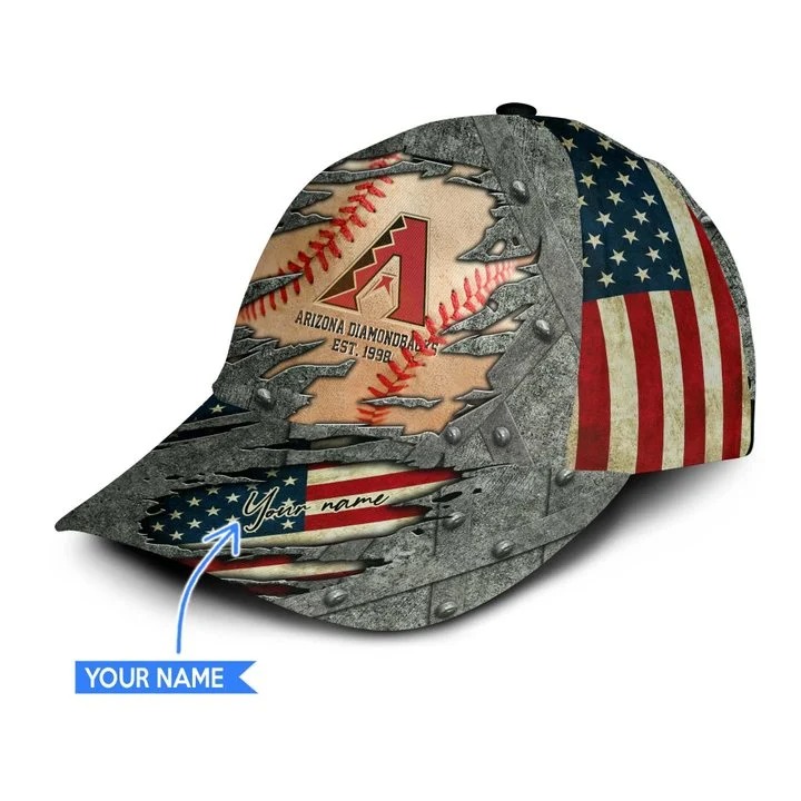 Arizona diamondbacks MLB personalized classic cap 2
