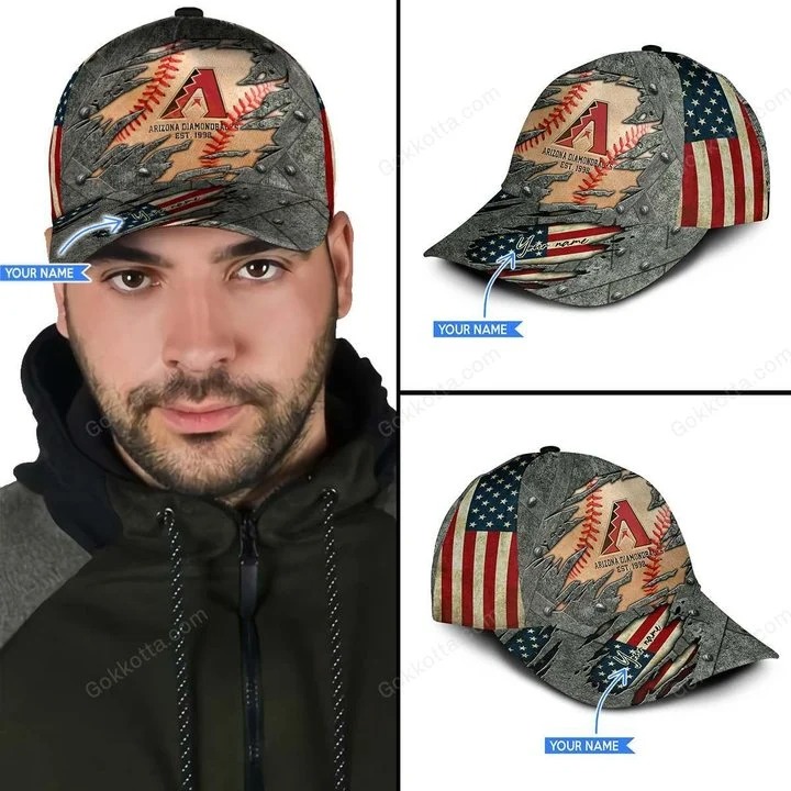 Arizona diamondbacks MLB personalized classic cap