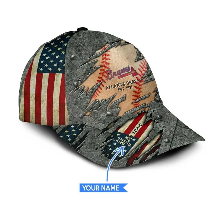 Atlanta braves MLB personalized classic cap