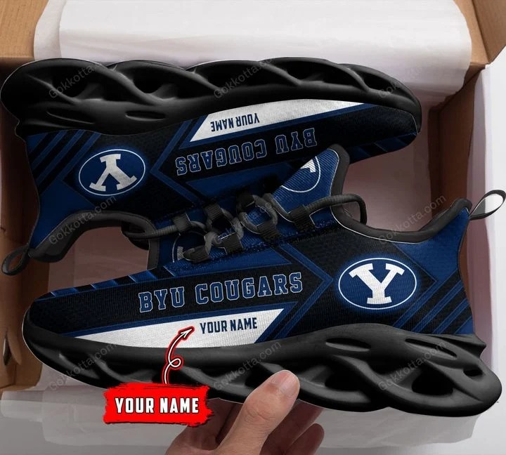 Byu Cougars NCAA personalized max soul shoes 1