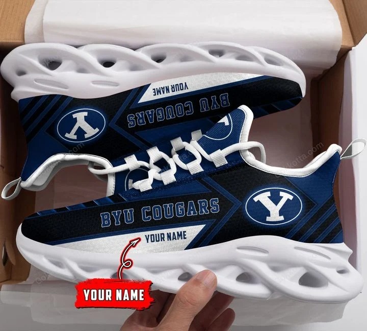 Byu Cougars NCAA personalized max soul shoes 3