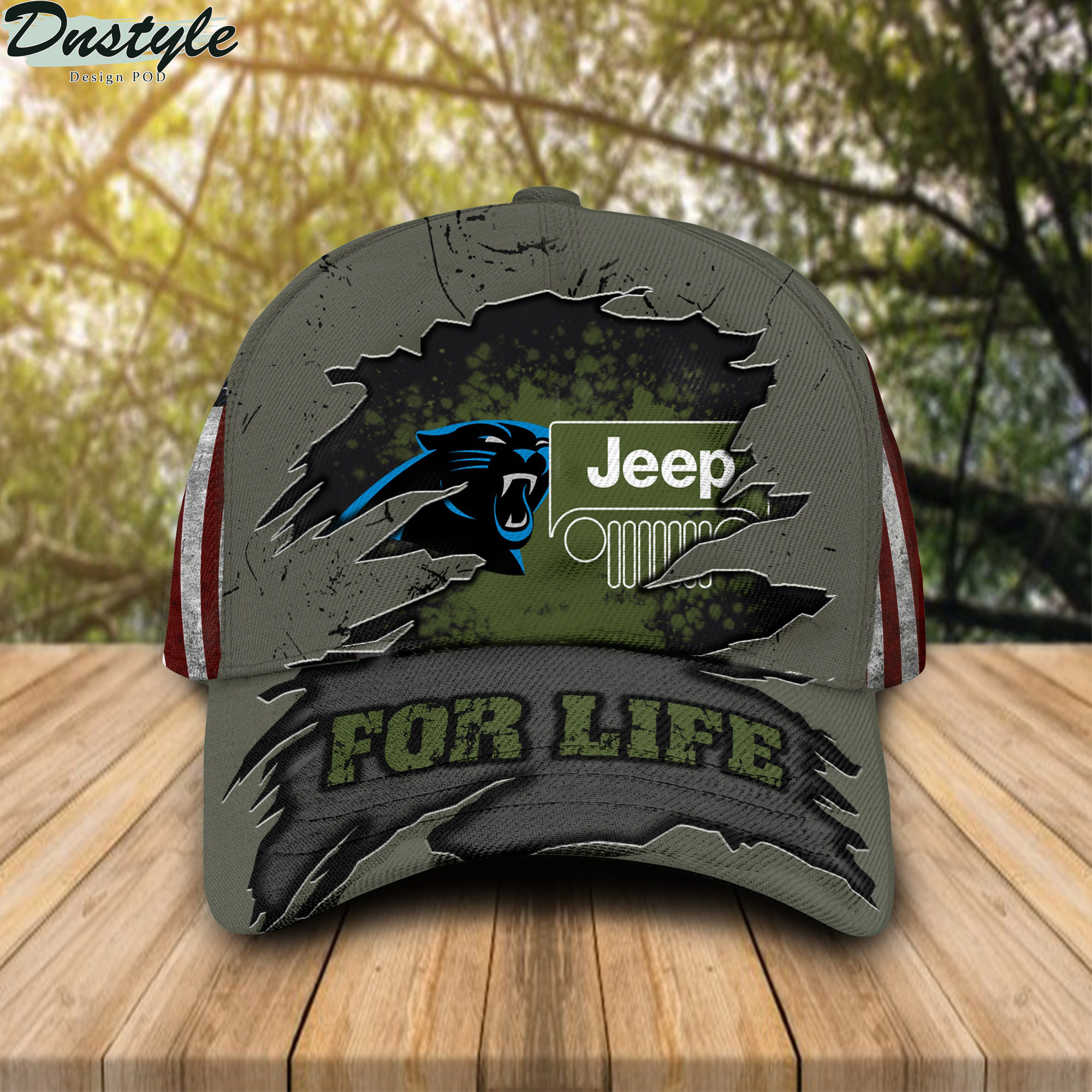 Carolina Panthers Jeep For Life Cap