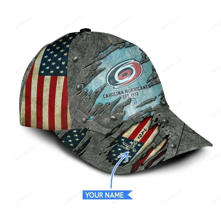Carolina hurricanes NHL personalized classic cap 2