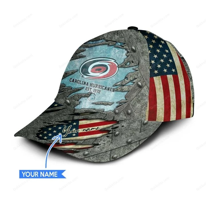 Carolina hurricanes NHL personalized classic cap 3