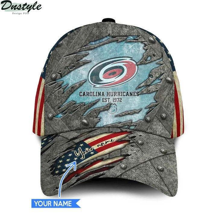Carolina hurricanes NHL personalized classic cap