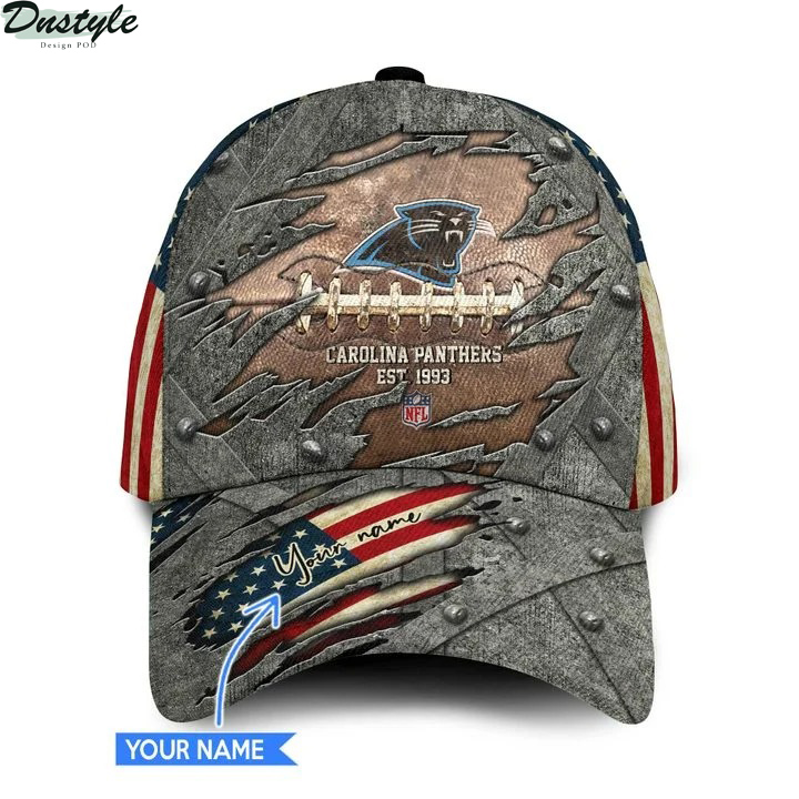 Carolina panthers NFL personalized classic cap