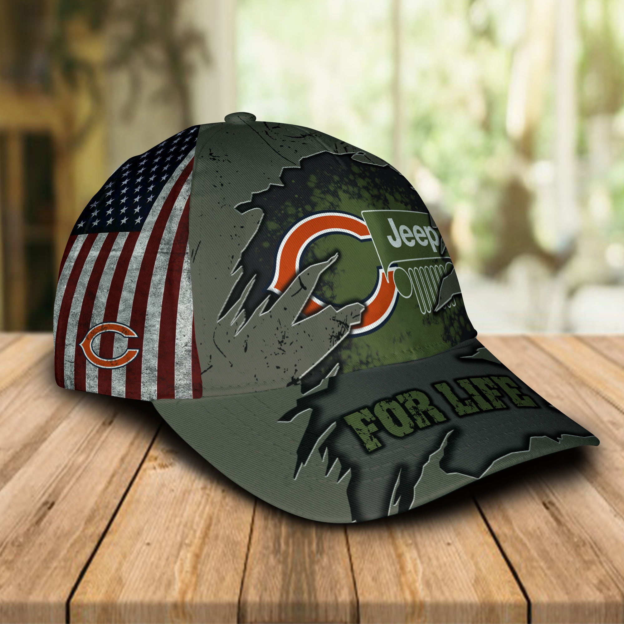 Chicago Bears Jeep For Life Cap 1
