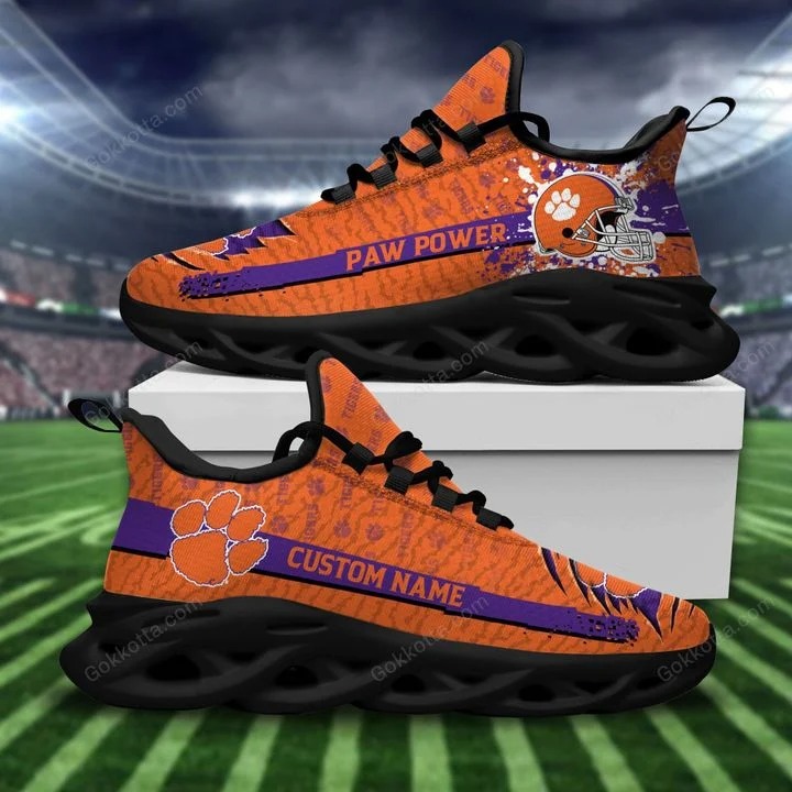 Clemson tigers NCAA personalized max soul shoes 1