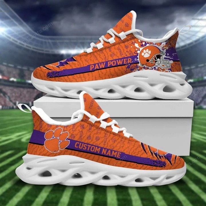 Clemson tigers NCAA personalized max soul shoes 2