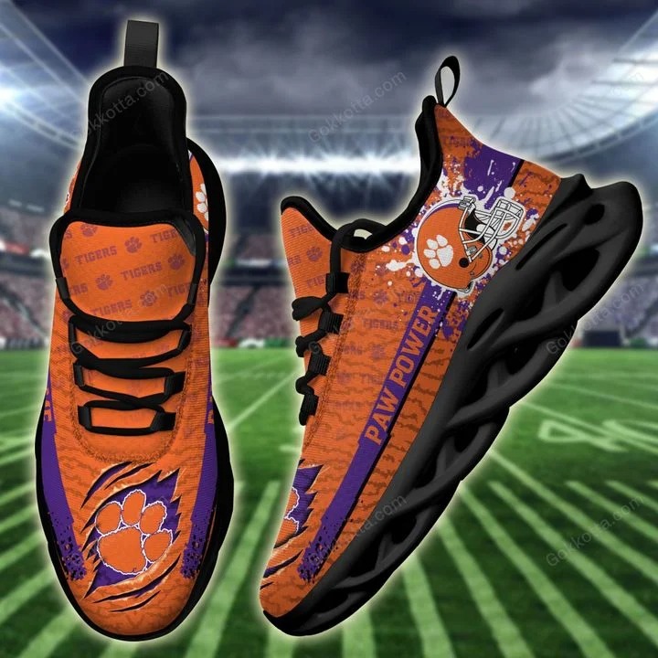Clemson tigers NCAA personalized max soul shoes 3