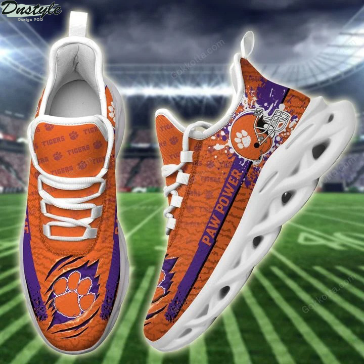 Clemson tigers NCAA personalized max soul shoes