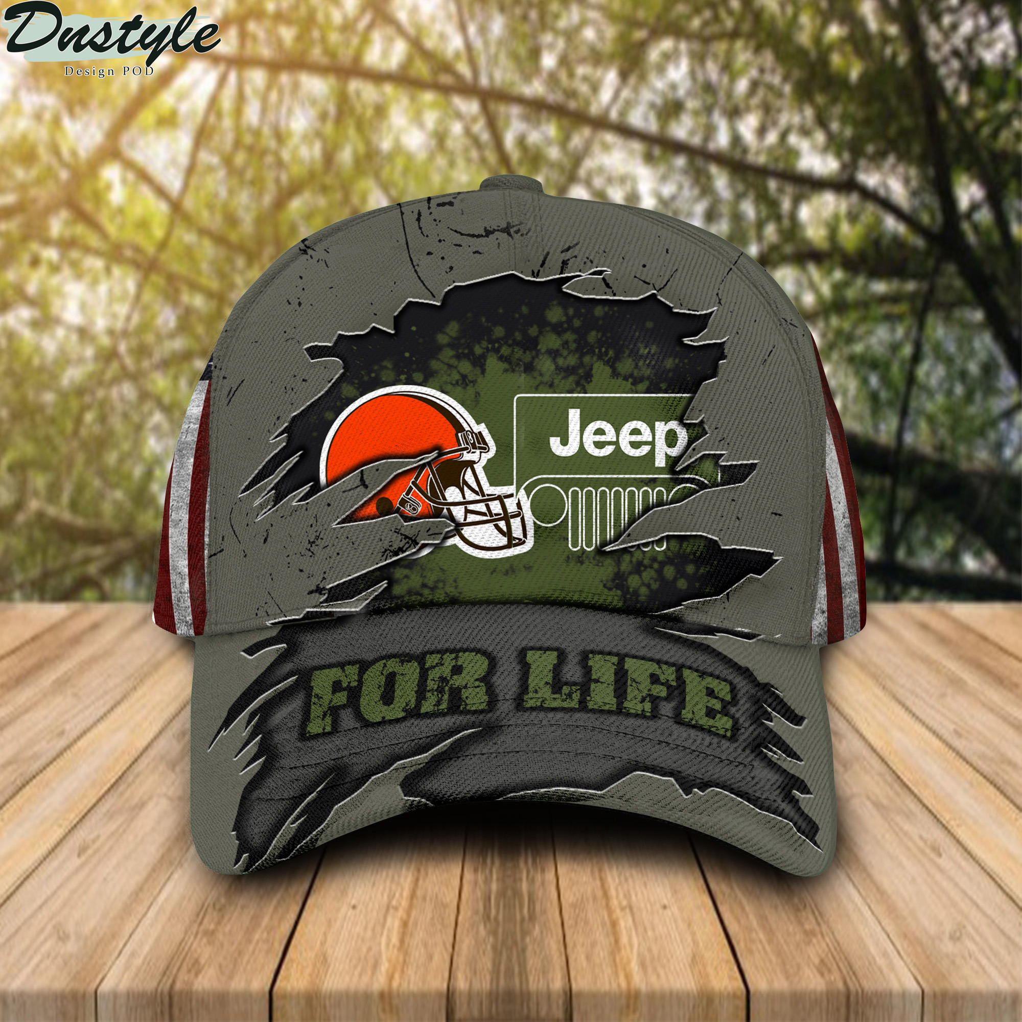 Cleveland Browns Jeep For Life Cap