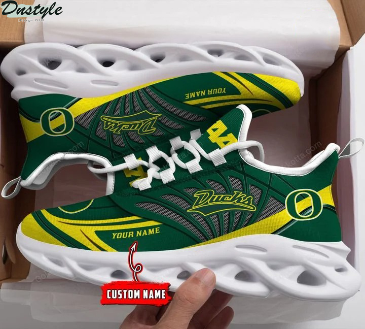 Oregon ducks NCAA personalized max soul shoes
