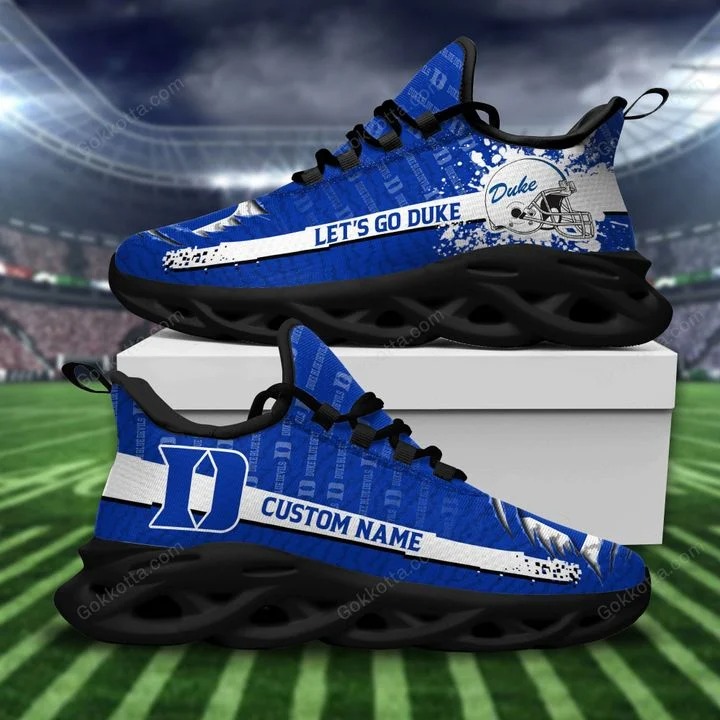 Duke blue devils NCAA personalized max soul shoes 1