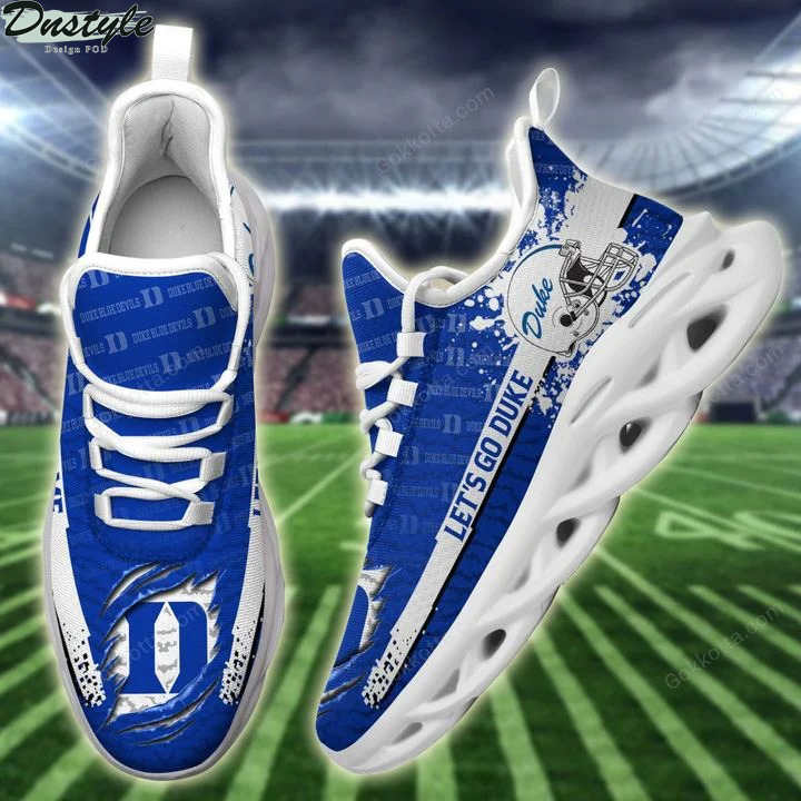Duke blue devils NCAA personalized max soul shoes