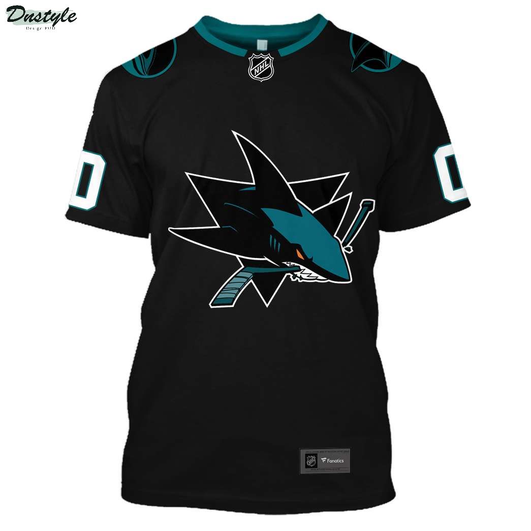 Personalized San Jose Sharks NHL 3d full printing shirt