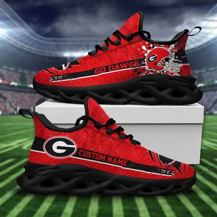 Georgia bulldogs NCAA personalized max soul shoes 1