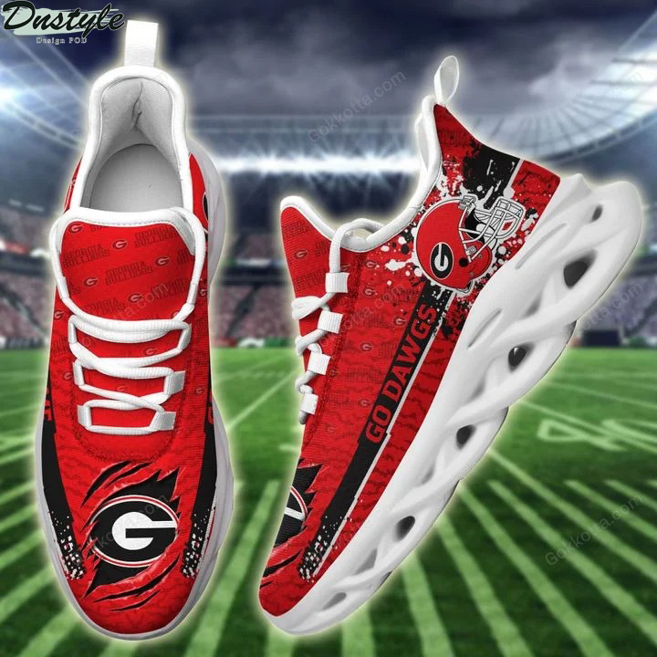 Georgia bulldogs NCAA personalized max soul shoes