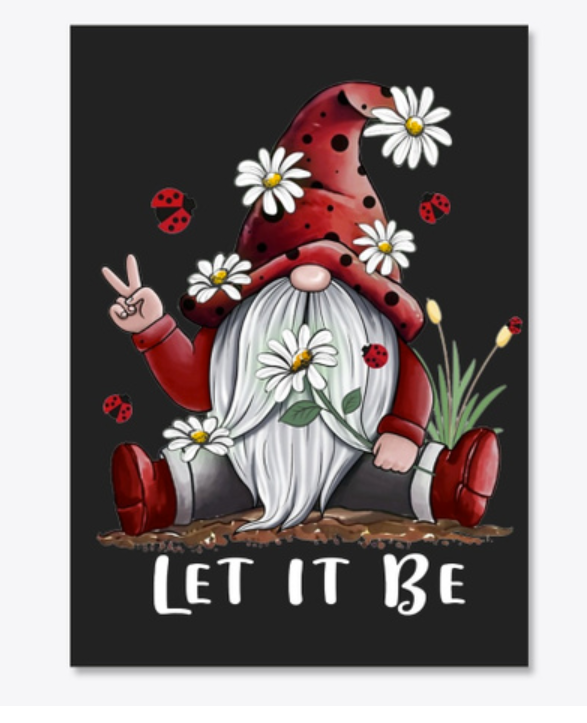 Gnome let it be decal