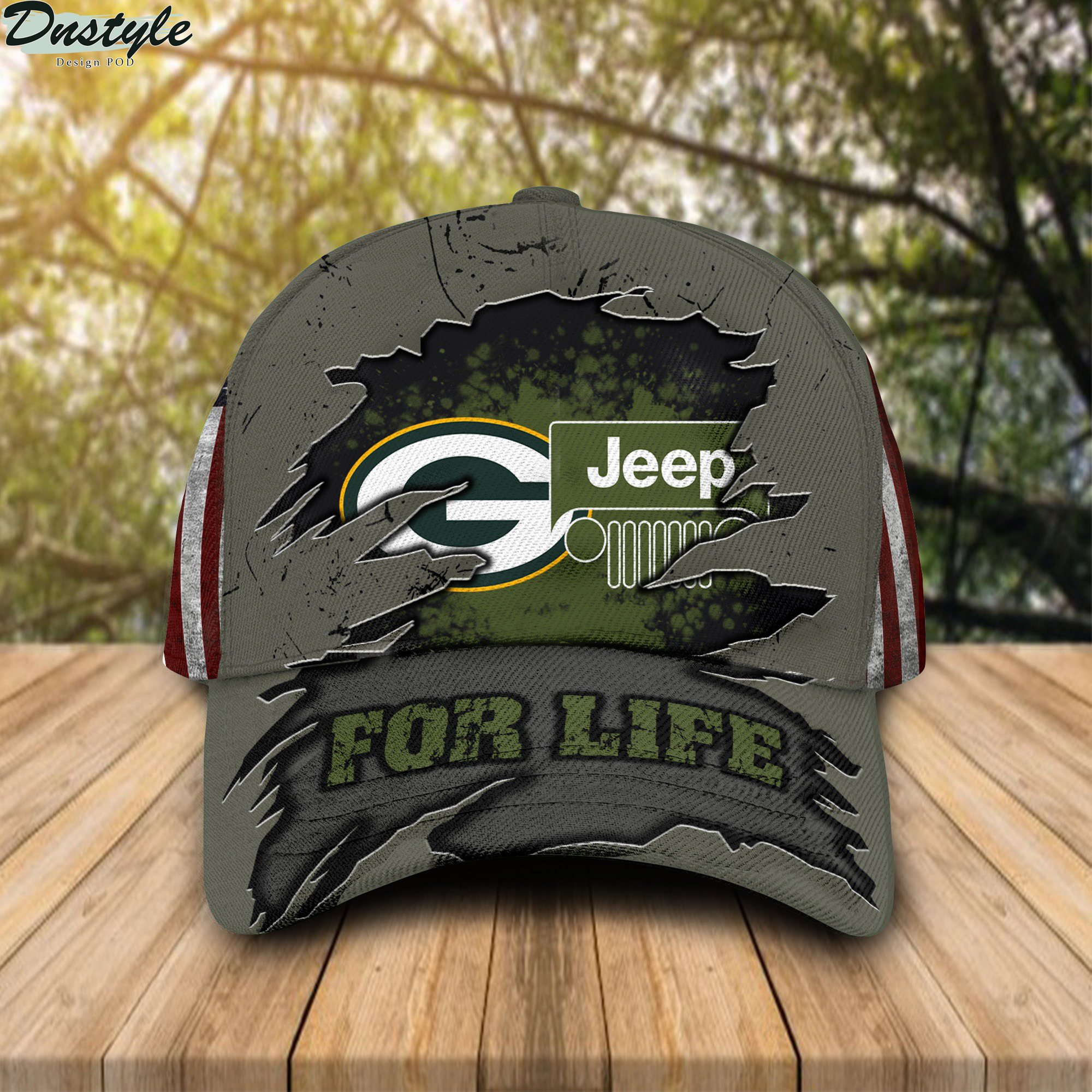 Green Bay Packers Jeep For Life Cap