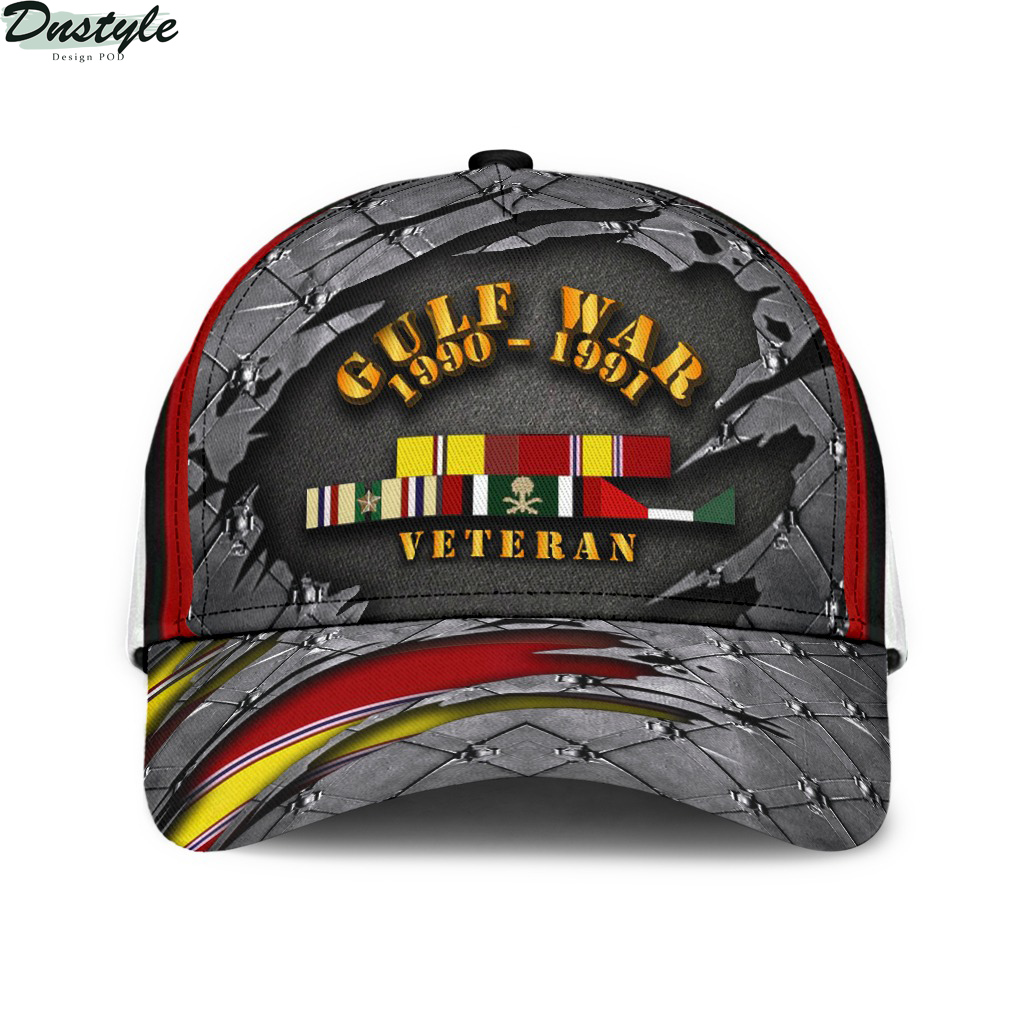 Gulf war 1990 1991 veteran hat cap