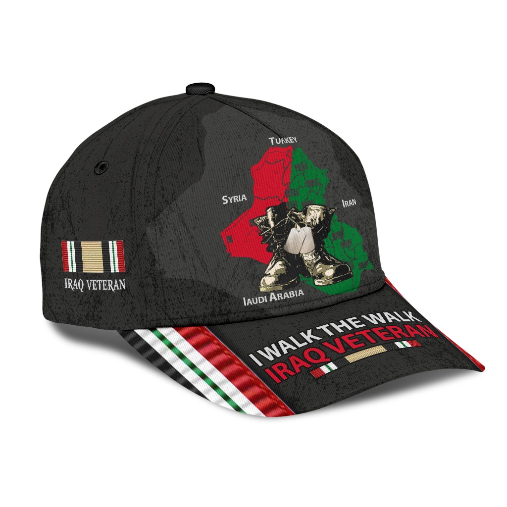I walk the walk Iraq veteran hat cap 1