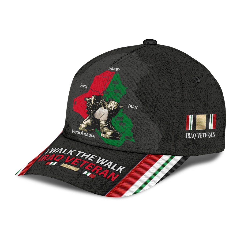 I walk the walk Iraq veteran hat cap 2