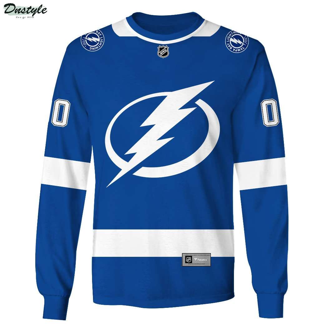 Personalized Tampa Bay Lightning NHL 3d full printing long sleeve
