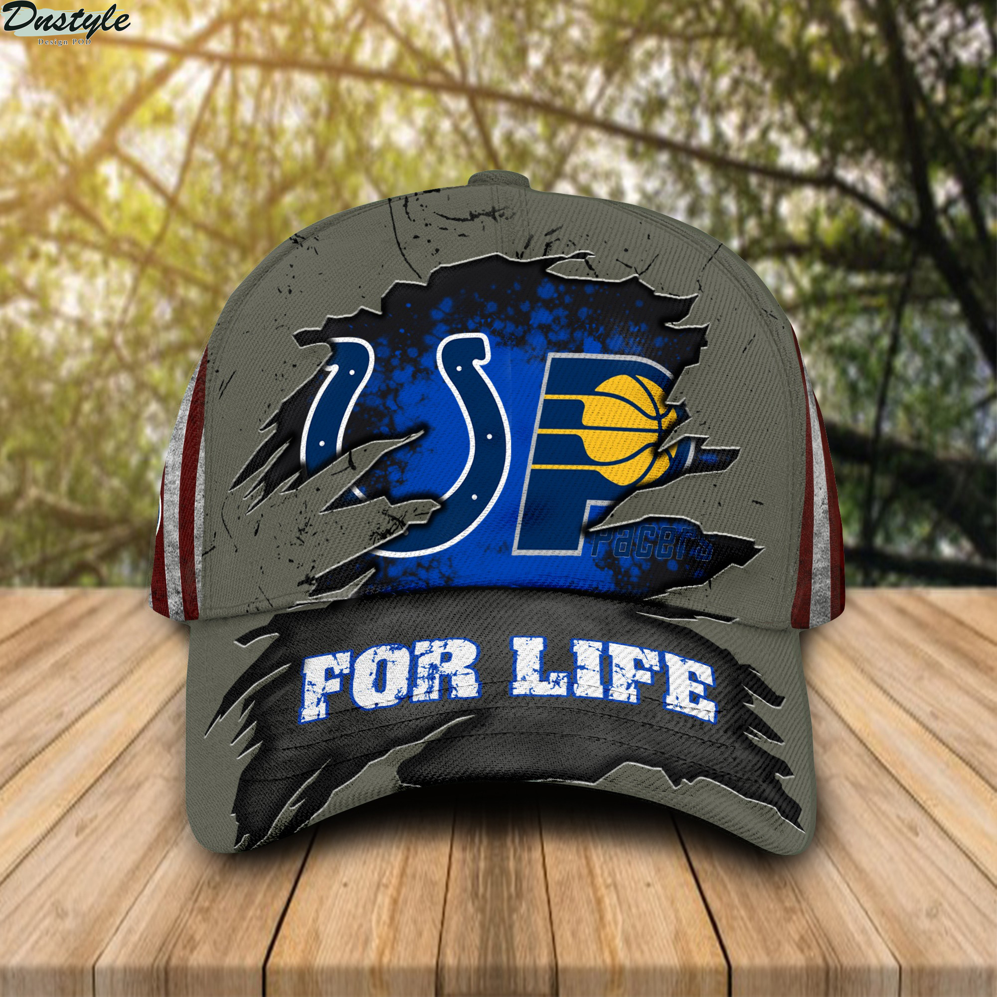 Indianapolis Colts Indiana Pacers For Life Cap