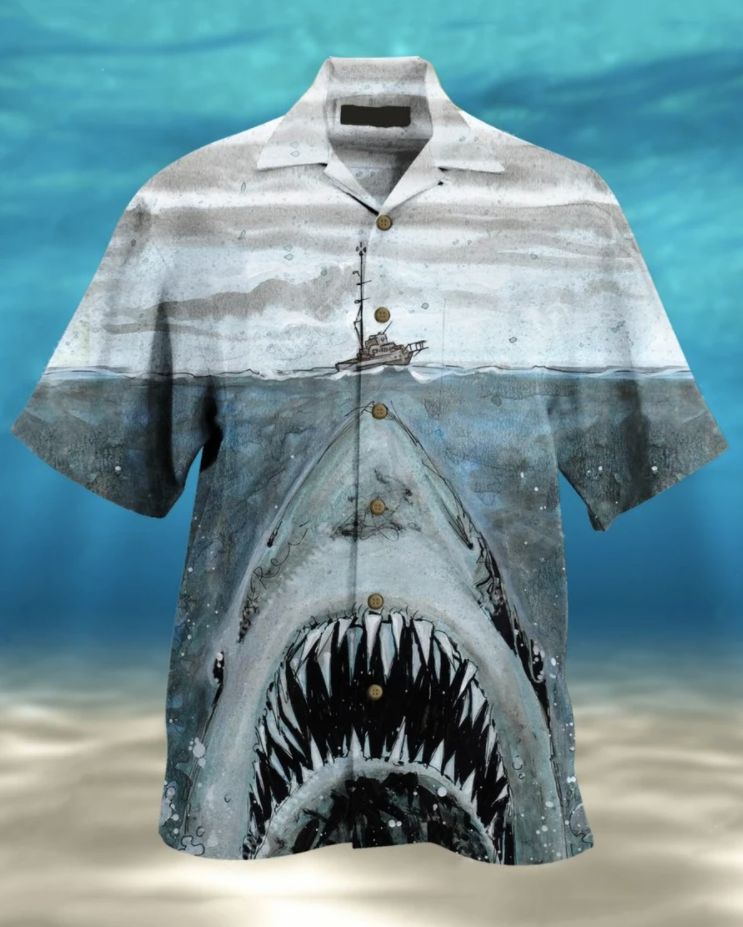 Jaws vintage hawaiian shirt