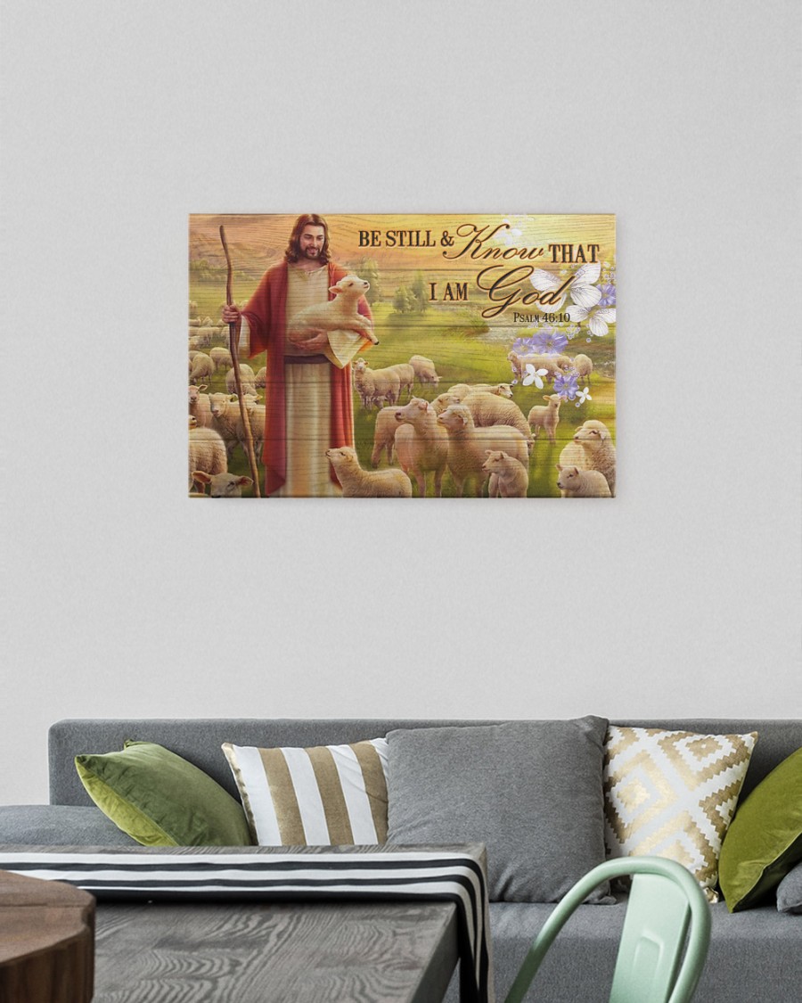 Jesus be still and know that I am god psalm 46 10 canvas 1