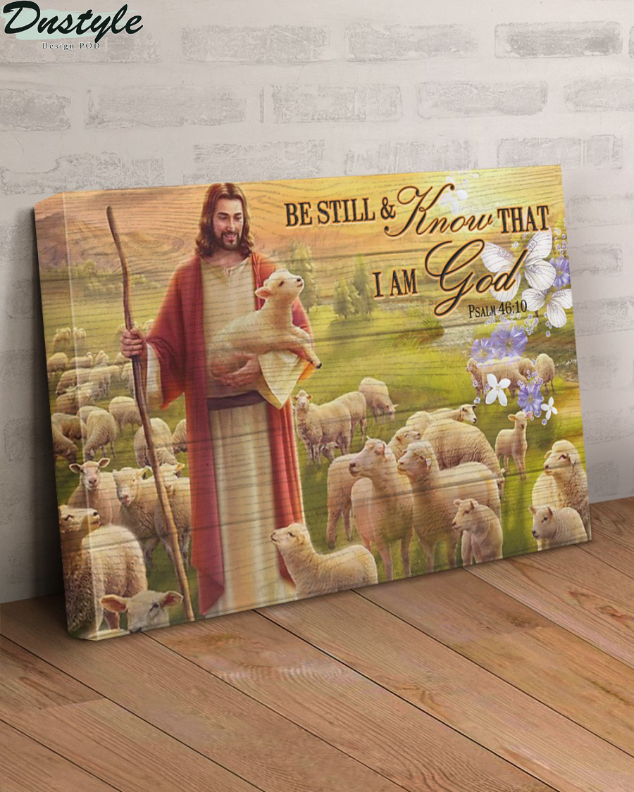 Jesus be still and know that I am god psalm 46 10 canvas