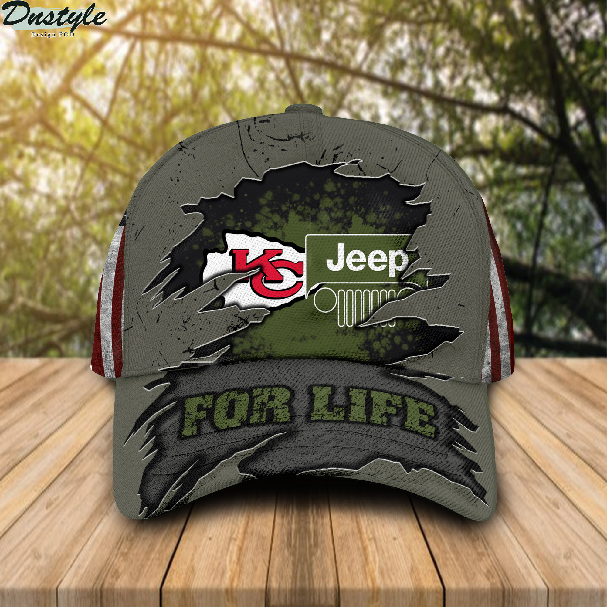 Kansas City Chiefs Jeep For Life Cap
