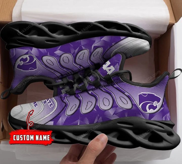 Kansas state wildcats NCAA personalized max soul shoes 1