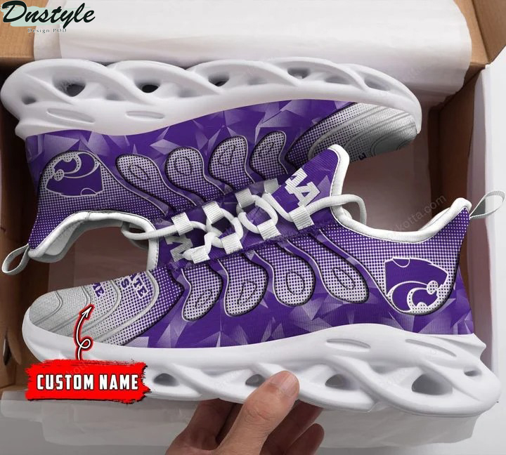 Kansas state wildcats NCAA personalized max soul shoes